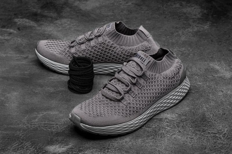 Women's Nobull Reflective Knit Running Shoes Dark / Grey | SG G2671S